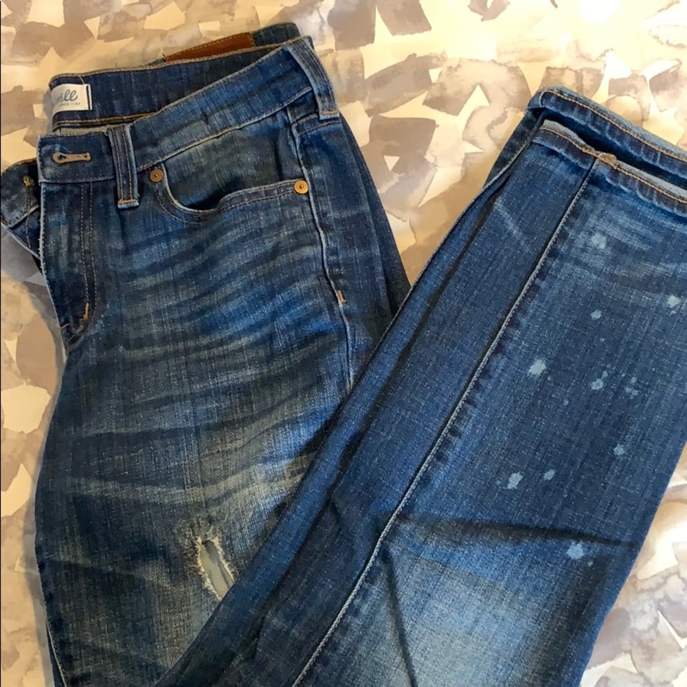 Madewell Distressed Boyfriend Jeans